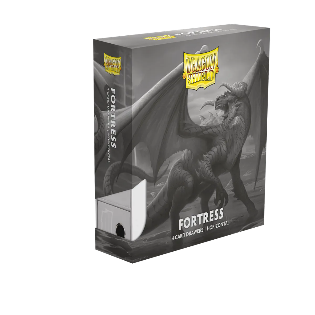 Card Drawer: Dragon Shield - Fortress - 4 Card Drawer Horizontal - White