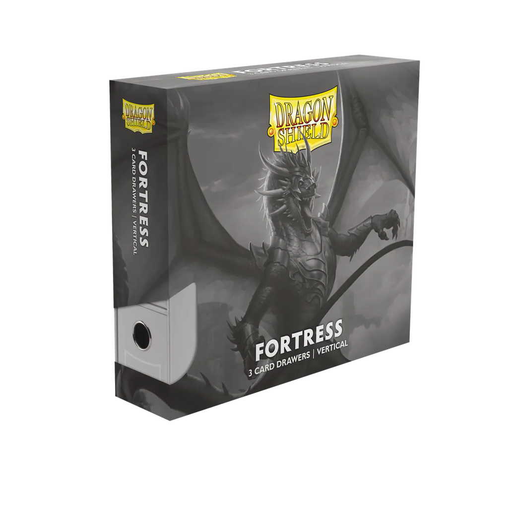 Card Drawer: Dragon Shield - Fortress - 3 Card Drawer Vertical - White