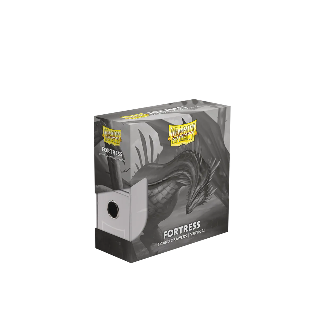 Card Drawer: Dragon Shield - Fortress - 2 Card Drawer Vertical - White