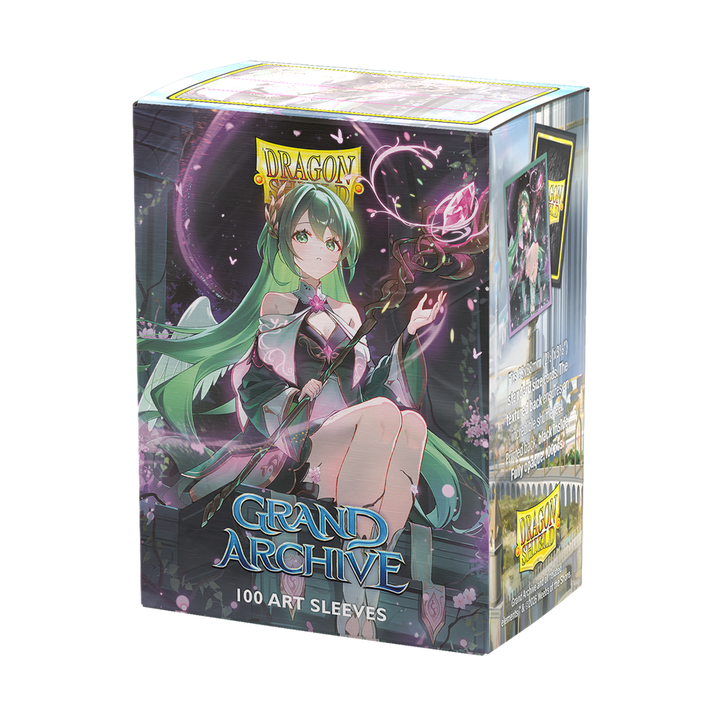 Sleeves: Dragon Shield - Standard - Dual Matte Art (x100) - Grand Archive TCG - Ariel, Archangel of Natura