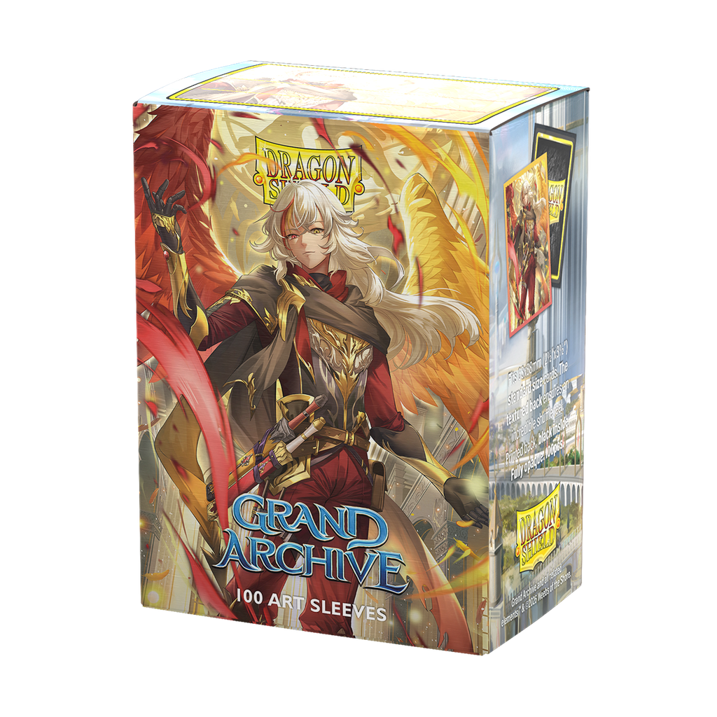 Sleeves: Dragon Shield - Standard - Dual Matte Art (x100) - Grand Archive TCG - Azrael, Archangel of Materia