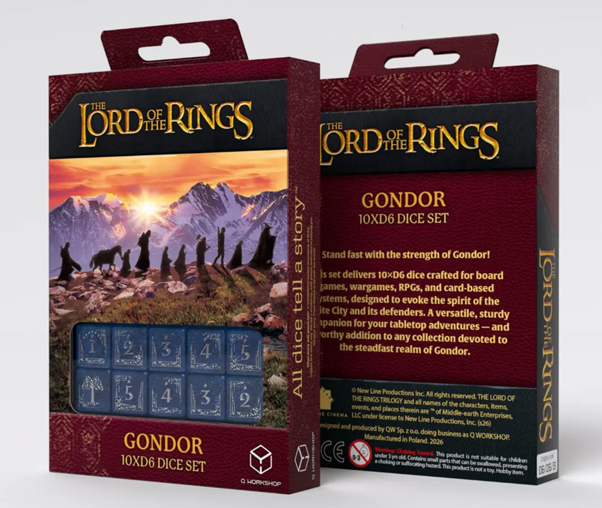 Dice: Q-Workshop - Lord of the Rings - Gondor Dice Set