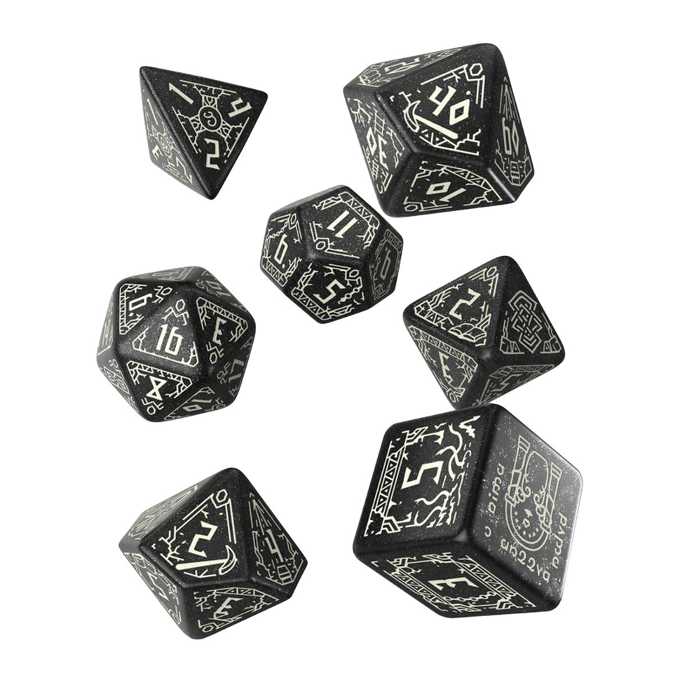 Dice: Q-Workshop - Lord of the Rings - Moria Dice Set