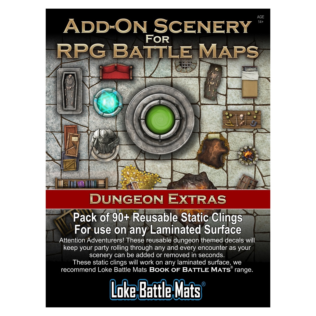 RPG Battle Maps: Add On Scenery for RPG Maps - Dungeon Extras