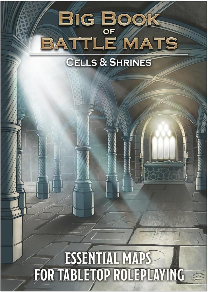 RPG Battle Mats: Big Book of Battle Mats - Cells & Shrines