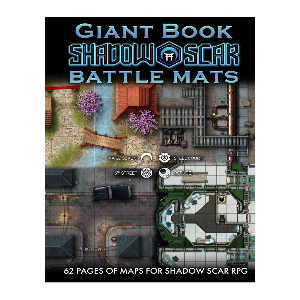 RPG Battle Maps: Giant Book Of Shadow Scar Battle Maps