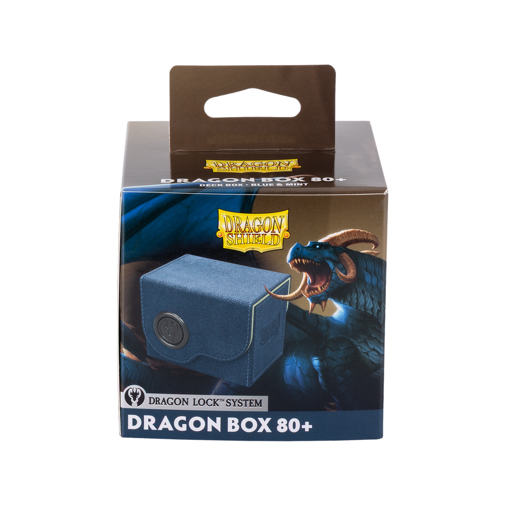 Deckbox: Dragon Shield - Dragon Box 80+ Blue & Mint