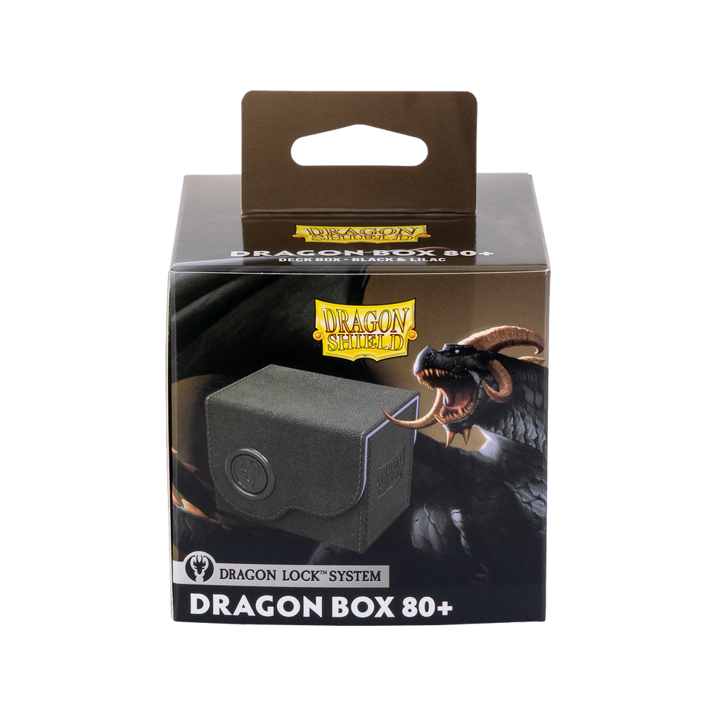 Deckbox: Dragon Shield - Dragon Box 80+ Black & Lilac