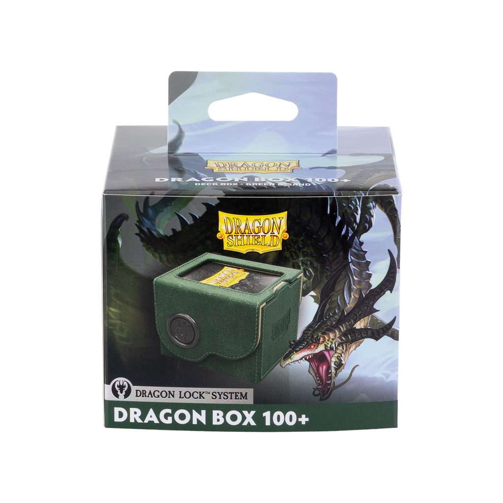 Deckbox: Dragon Shield - Dragon Box 100+ Green & Sand