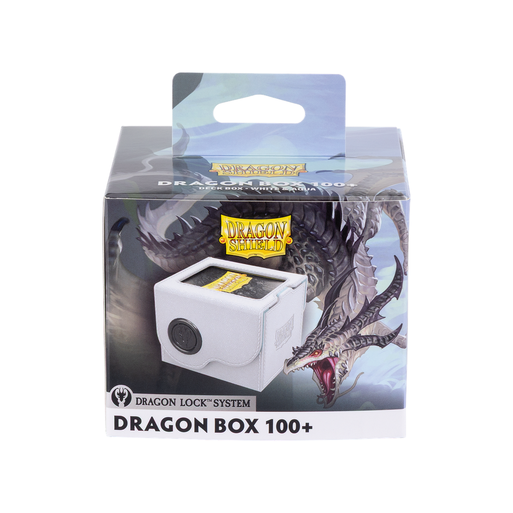 Deckbox: Dragon Shield - Dragon Box 100+ White & Aqua