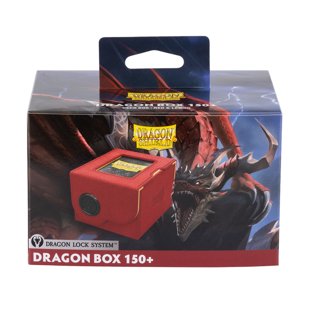 Deckbox: Dragon Shield - Dragon Box 150+ Red & Lemon
