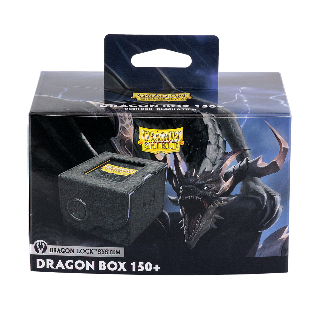 Deckbox: Dragon Shield - Dragon Box 150+ Black & Lilac