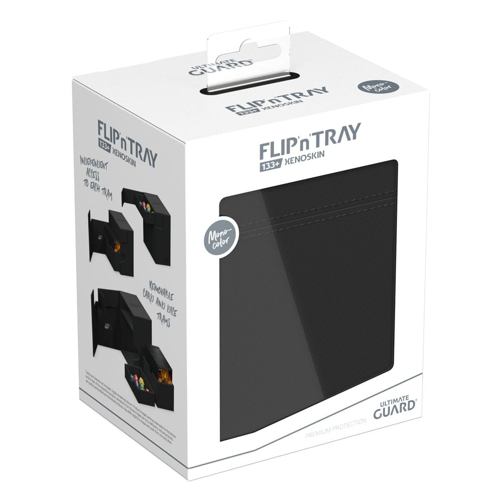 Deck Box: Ultimate Guard - Flip'n'Tray 133+ Xenoskin - Black