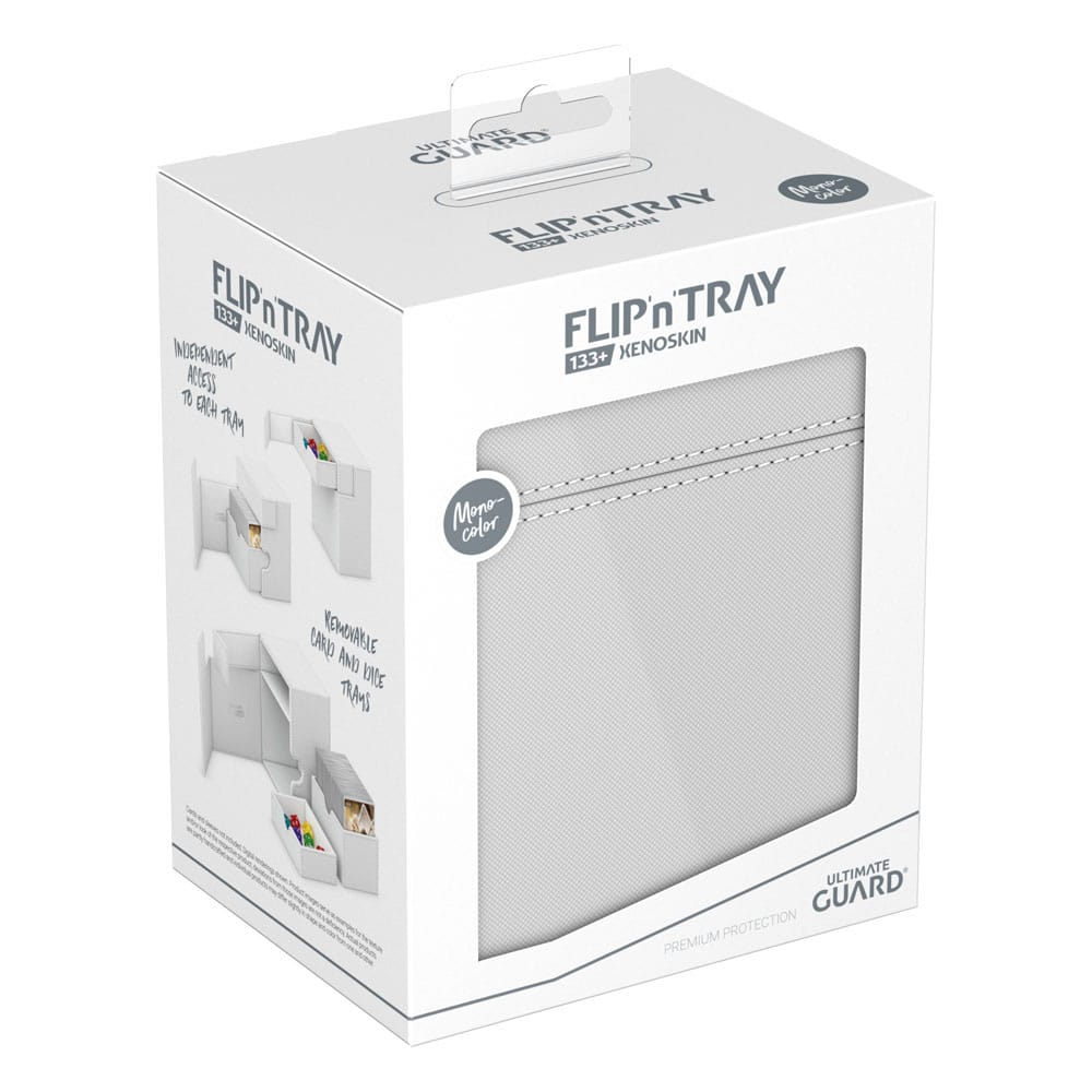 Deck Box: Ultimate Guard - Flip'n'Tray 133+ Xenoskin - White