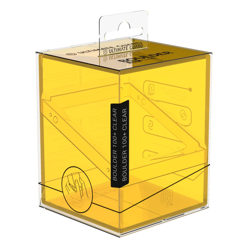 Deck Box: Ultimate Guard - Boulder 100+ Clear - Amber