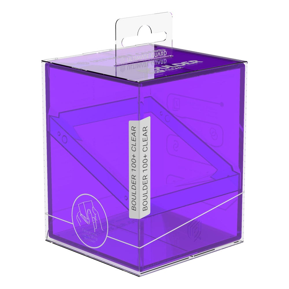 Deck Box: Ultimate Guard - Boulder 100+ Clear - Amethyst