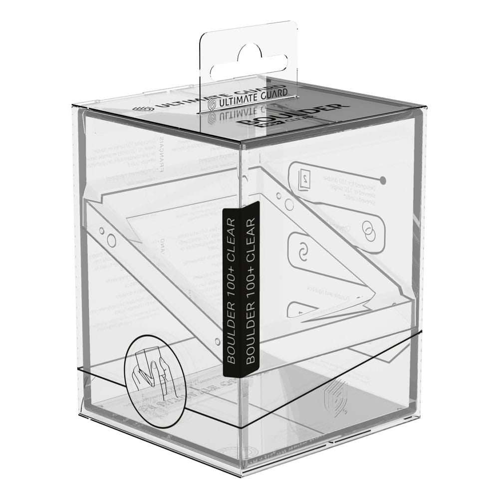 Deck Box: Ultimate Guard - Boulder 100+ Clear - Transparent