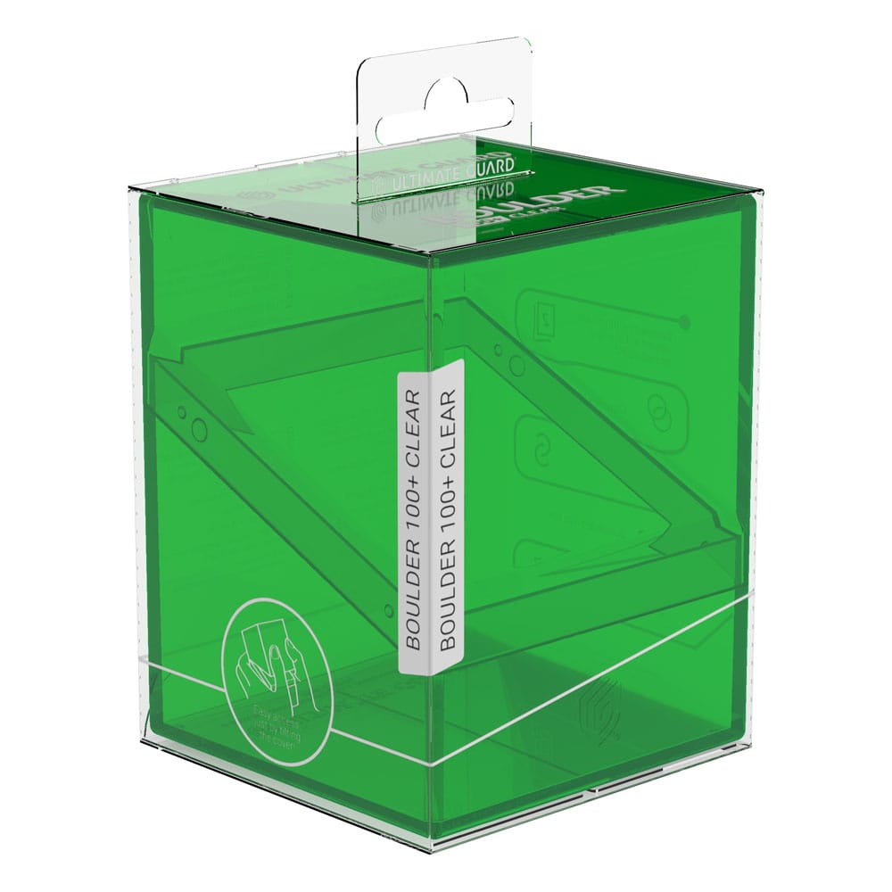 Deck Box: Ultimate Guard - Boulder 100+ Clear - Emerald