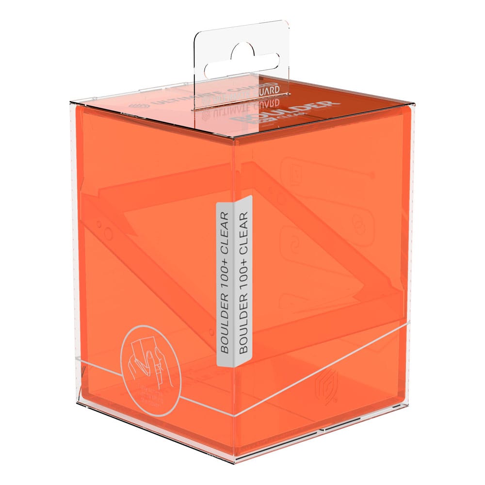 Deck Box: Ultimate Guard - Boulder 100+ Clear - Poppy Topaz