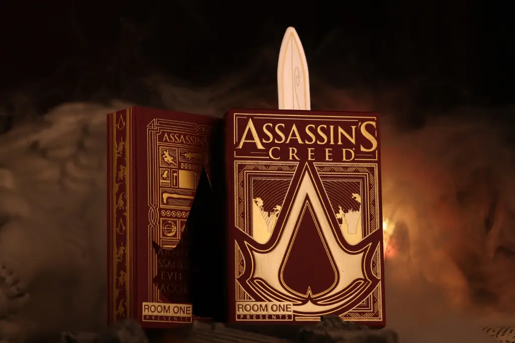 Playing Cards:  Room One - Assassin's Creed Legacy Ver. II - Garnet Hidden Blade