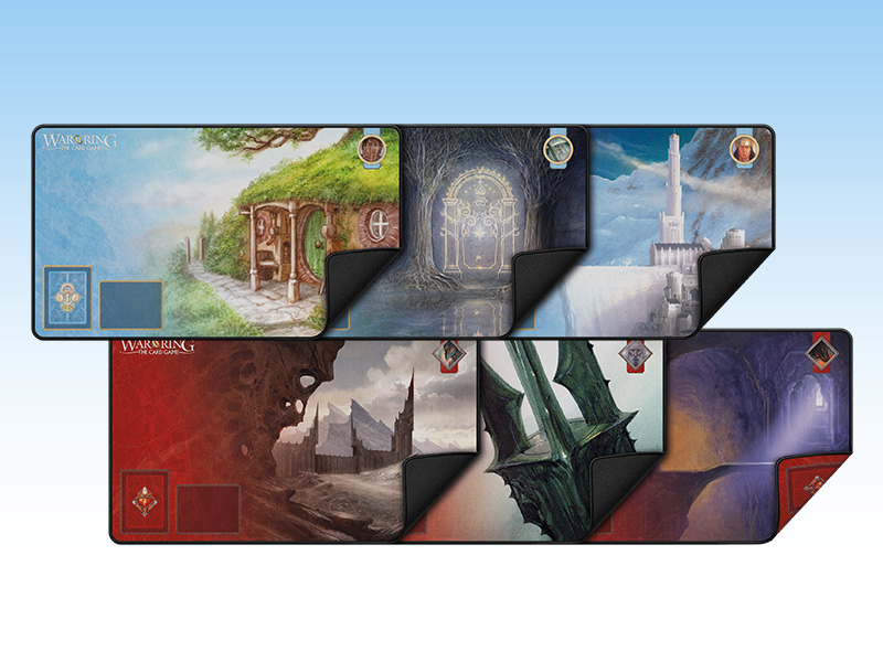 War of the Ring: The Card Game - Deluxe Playmats Complete Set