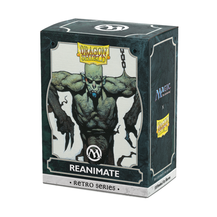 Sleeves: Dragon Shield - Standard Size - Brushed Art (x100) - MTG Retro Series - Reanimate
