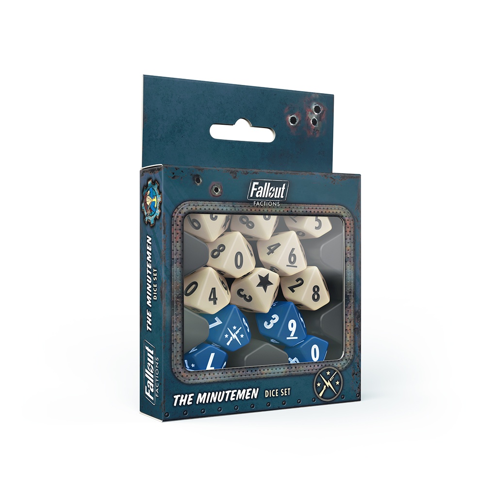 Fallout Factions: Dice Set - The Minutemen
