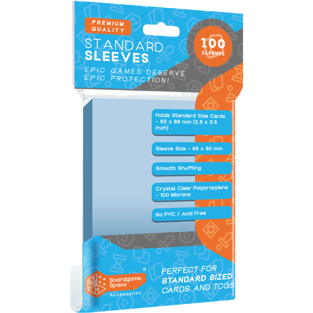 Sleeves: BGS - Standard Sleeves (66 x 90mm) (x100)