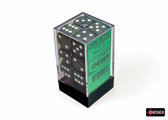 Dice: Chessex - Speckled - 16mm D6 (x12) - Recon