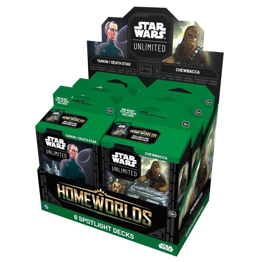 Star Wars: Unlimited - Homeworlds - Spotlight Deck - Display (x6)