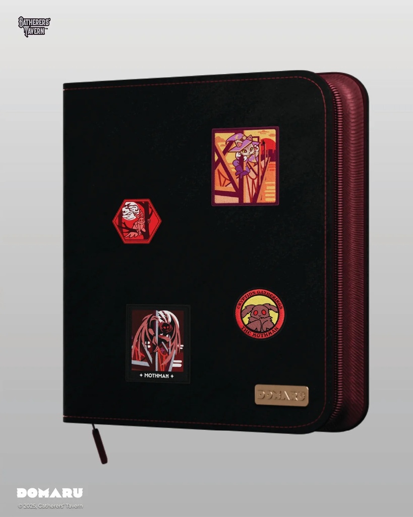 Patch Binder: 12-Pocket DOMARU Binder - Cryptids Collection - Crimson Glow