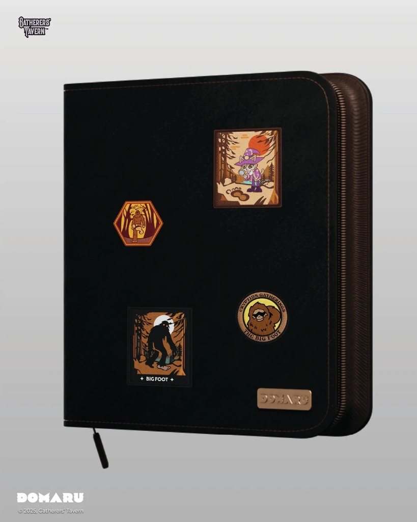 Patch Binder: 12-Pocket DOMARU Binder - Cryptids Collection - Dusky Ochre