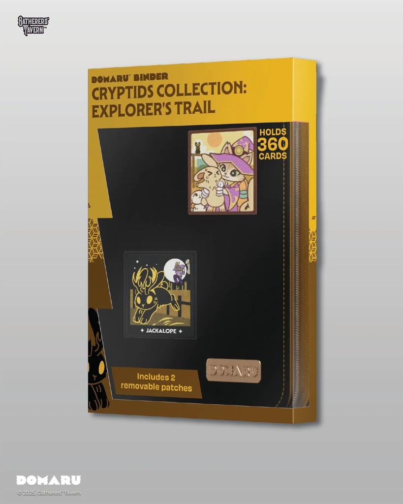 Patch Binder: 9-Pocket DOMARU Binder - Cryptids Collection - Explorer's Trail
