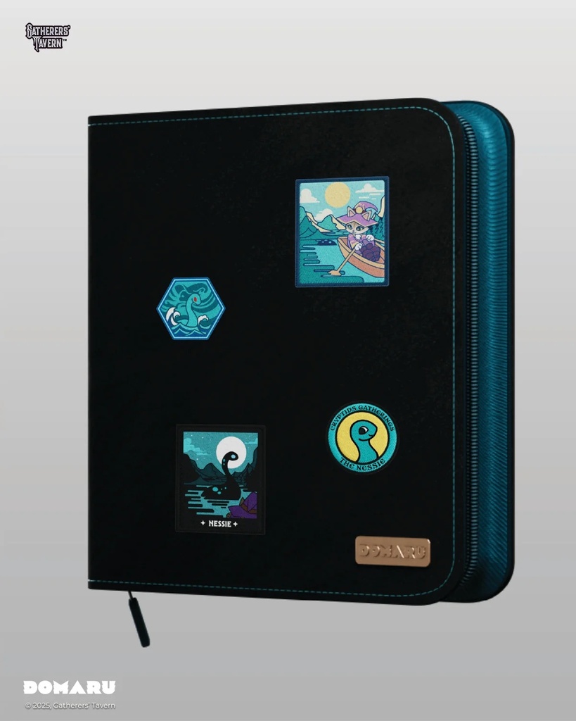Patch Binder: 12-Pocket DOMARU Binder - Cryptids Collection - Turquoise Loch
