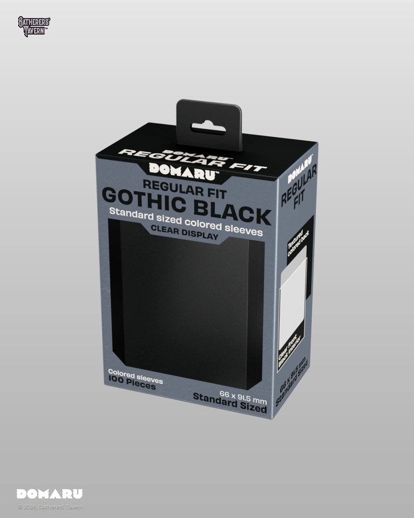 Sleeves: DOMARU Regular Fit - Gothic Black