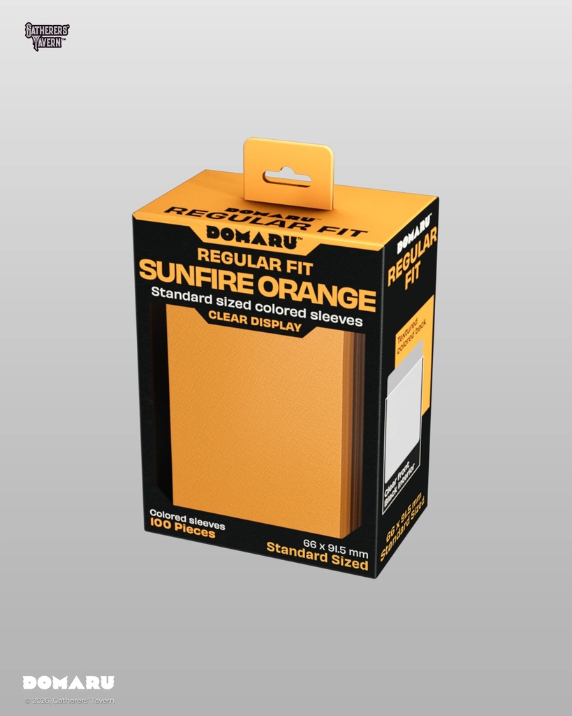 Sleeves: DOMARU Regular Fit - Sunfire Orange