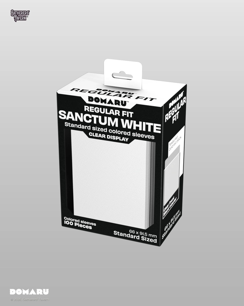 Sleeves: DOMARU Regular Fit - Sanctum White