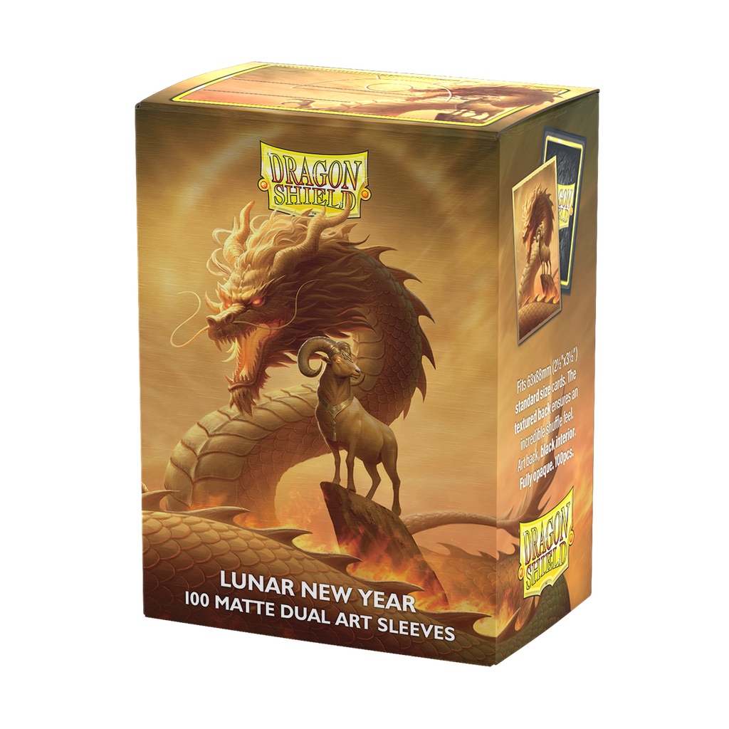 Sleeves: Dragon Shield - Standard Size - Dual Matte Art (x100) - Lunar New Year 2027 - Fire Goat