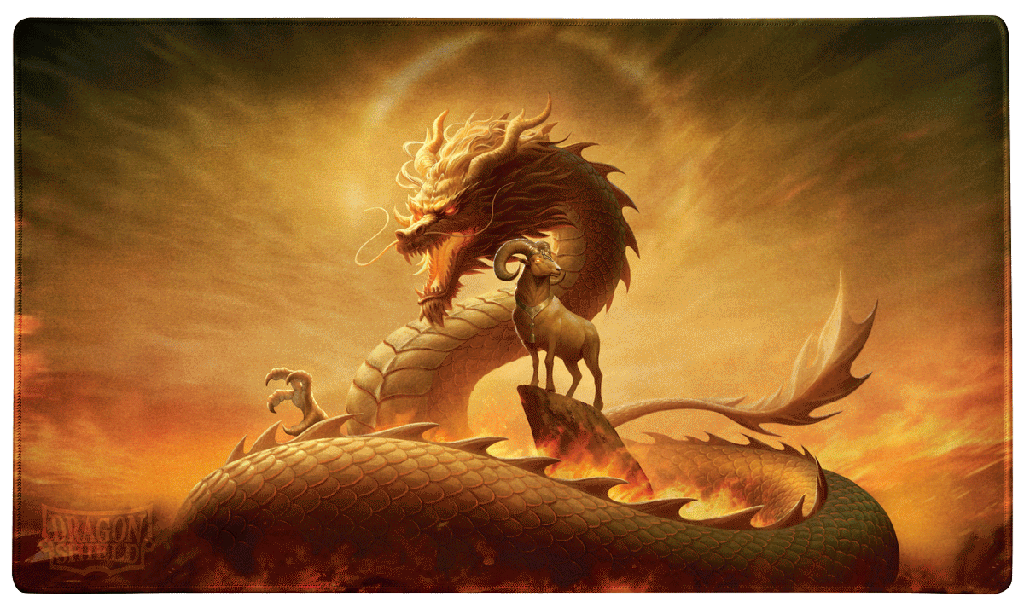 Playmat and Tube: Dragon Shield - Lunar New Year 2027 - Fire Goat