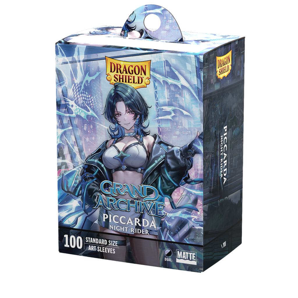 Sleeves: Dragon Shield - Standard Size - Dual Matte Art (x100) - Grand Archive TCG - Piccarda, Night Rider