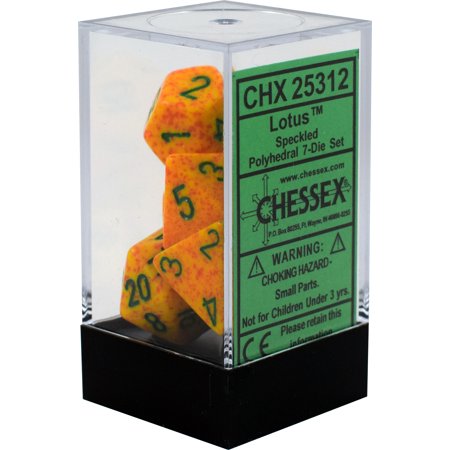 Dice: Chessex - Speckled - Poly Set (x7) - Lotus