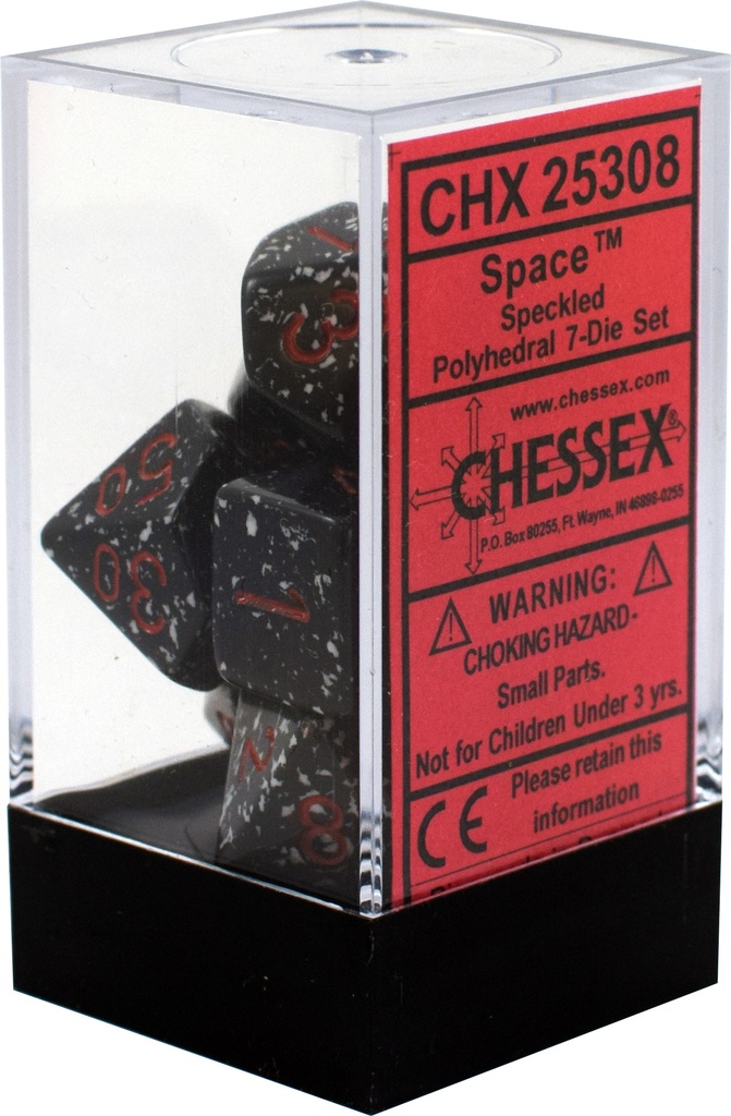 Dice: Chessex - Speckled - Poly Set (x7) - Space