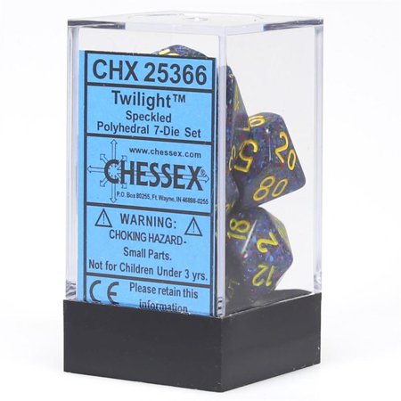 Dice: Chessex - Speckled - Poly Set (x7) - Twilight