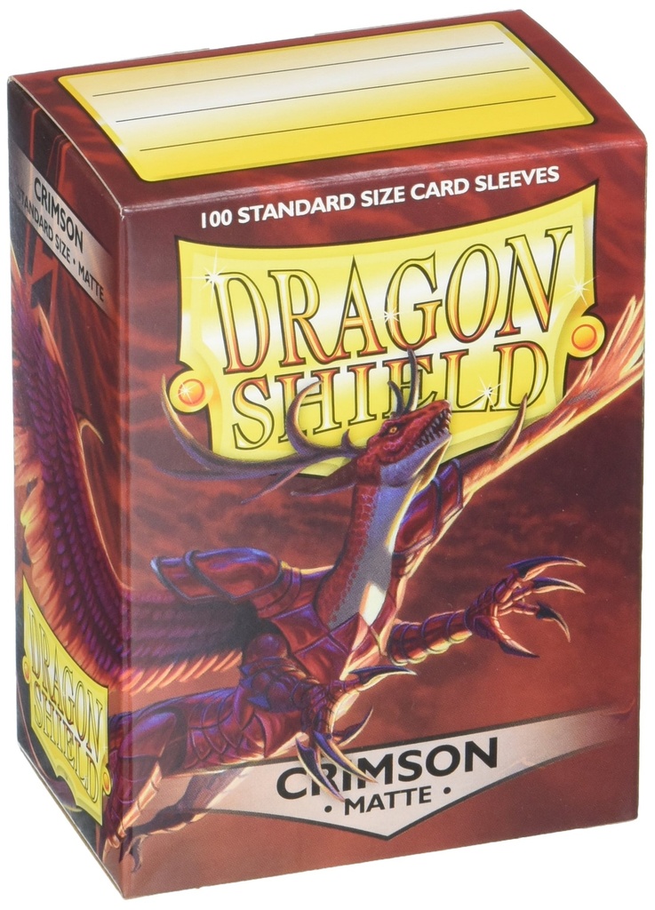 Sleeves: Dragon Shield - Standard - Matte (x100) - Crimson