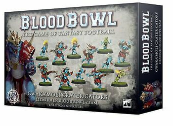 Blood Bowl - Gwaka'moli Crater Gators - Lizardmen Blood Bowl Team
