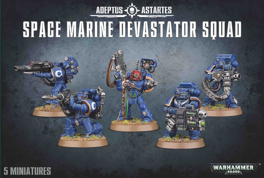 WH 40K: Space Marines - Devastator Squad