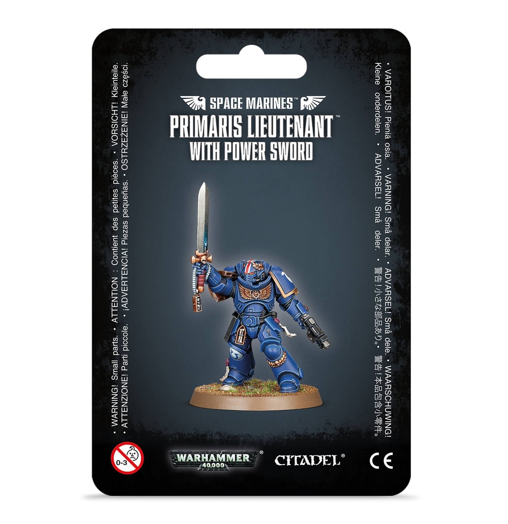 WH 40K: Space Marines - Primaris Lieutenant with Power Sword