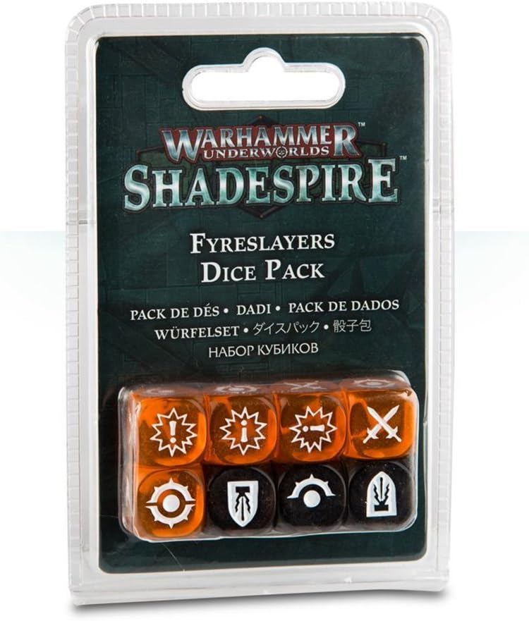 WH Underworlds: Shadespire - Fyreslayers Dice Set