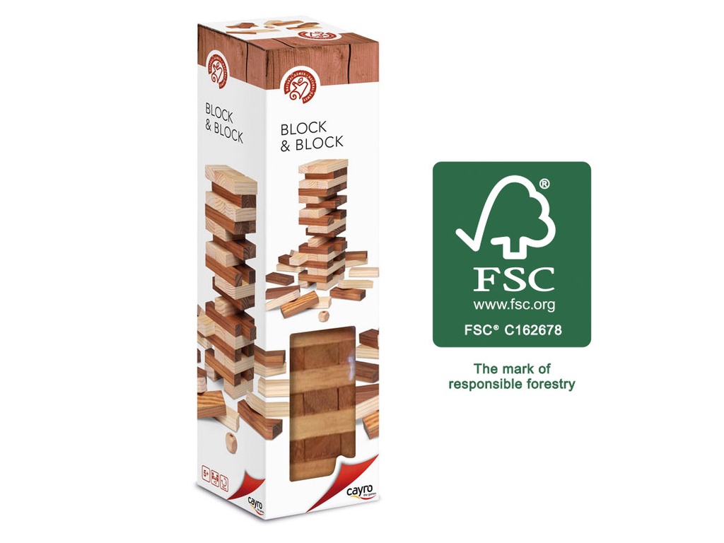 Blocks: Cayro - Two Colors Wooden