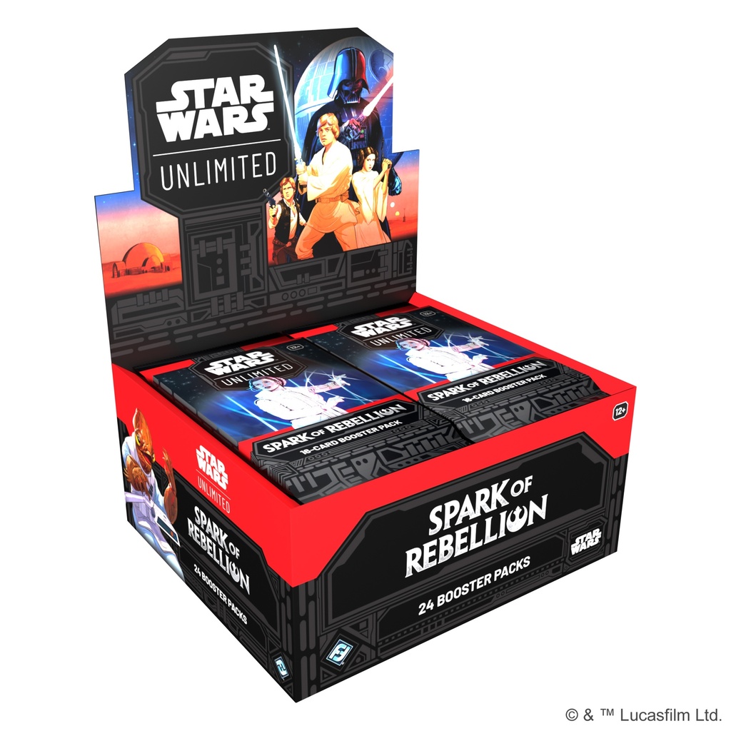Star Wars: Unlimited - Spark of Rebellion Booster Display (x24)